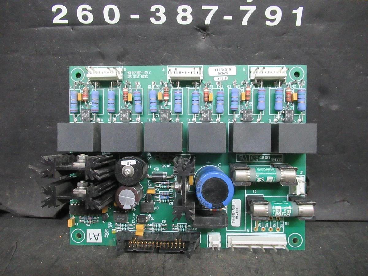 Used SBS DRIVE BOARD 950-012-D063-1 REV. C 950-016-A063-1 REV. E00 **WARRANTY**