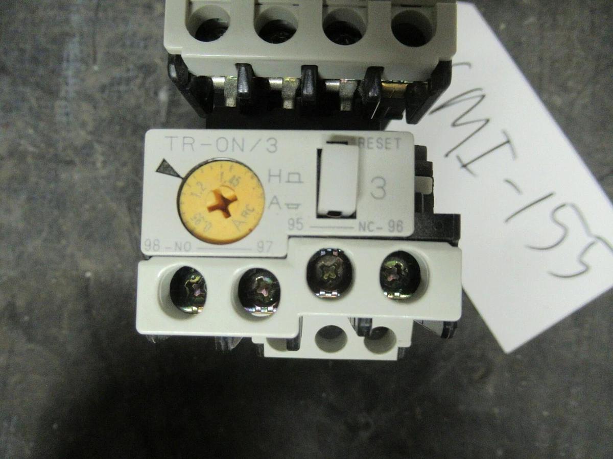 Used 13 AMP FUJI STARTER SC-0/G SC13AG 600 VAC COIL: 24 VDC W/ TR-0N/3 TR13D OVERLOAD