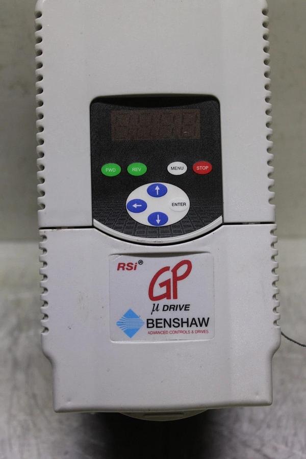 Used BENSHAW RSI VARIABLE SPEED DRIVE RSI005GP4B GP U-DRIVE 460 VOLT 12.8 AMP 5 HP