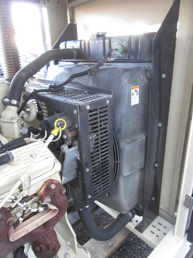 Used 60 KW PROPANE / NAT GAS GENERATOR KOHLER 120/240V 45RZG ENCLOSED VIDEO