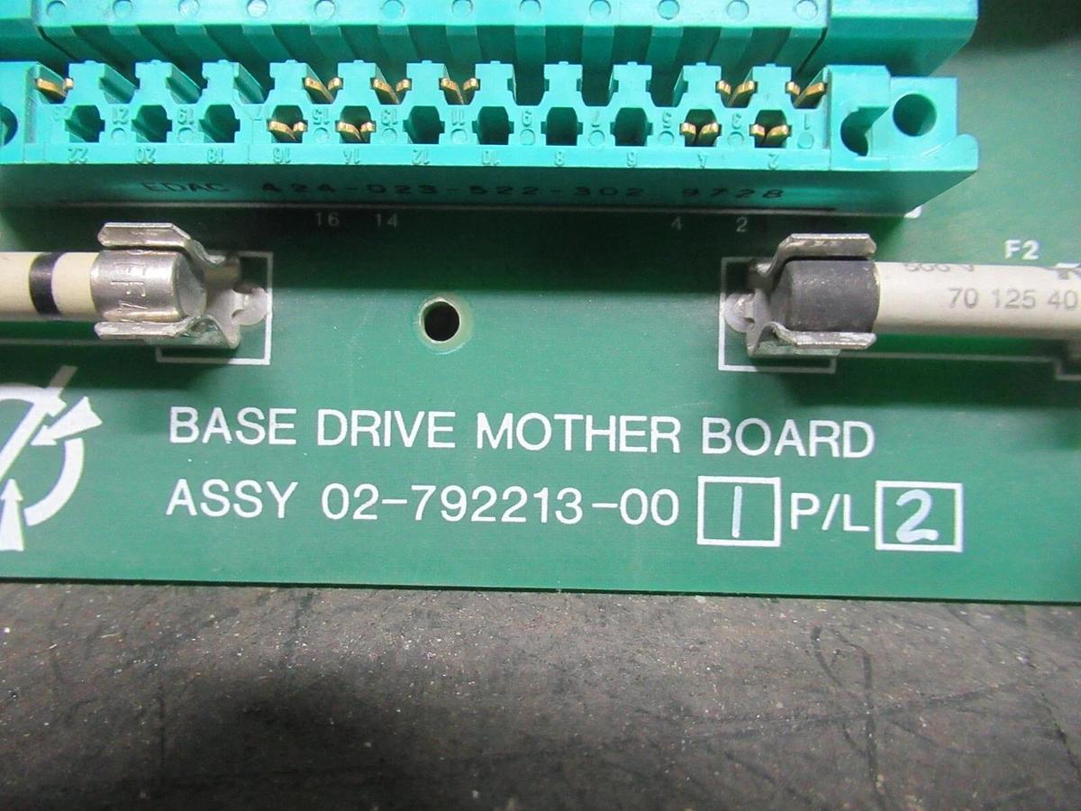 Used BASE DRIVE MOTHERBOARD 02-792213-001 12-792213-001 **WARRANTY INCLUDED**