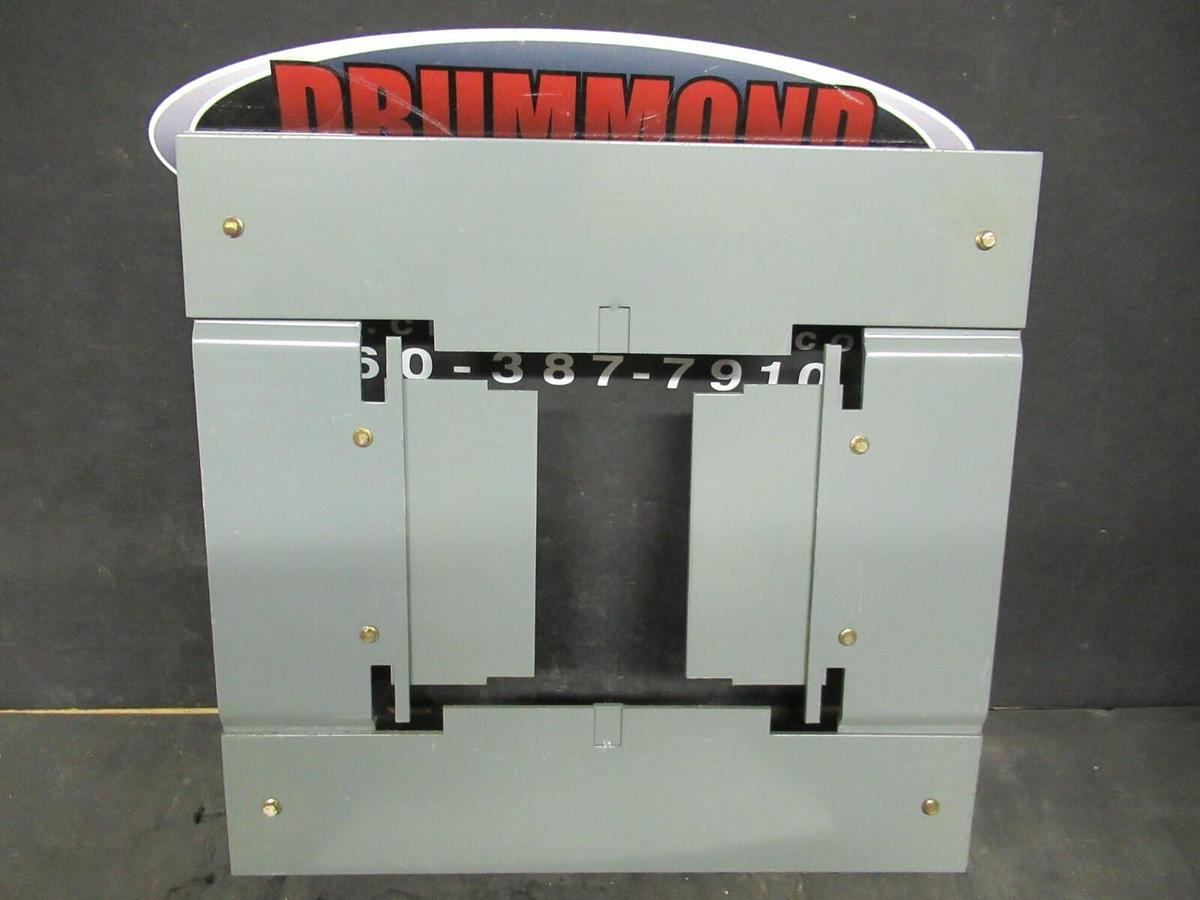 SQUARE D BUSWAY WALL AND FLOOR FLANGE ACF53WF I-LINE II 81249 BRACKET 1200 AMP
