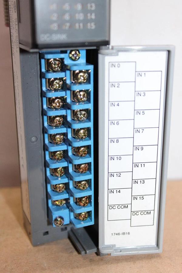 Used ALLEN BRADLEY SLC-500 INPUT MODULE 1746-IB16 SER. B 30 VDC **WARRANTY**