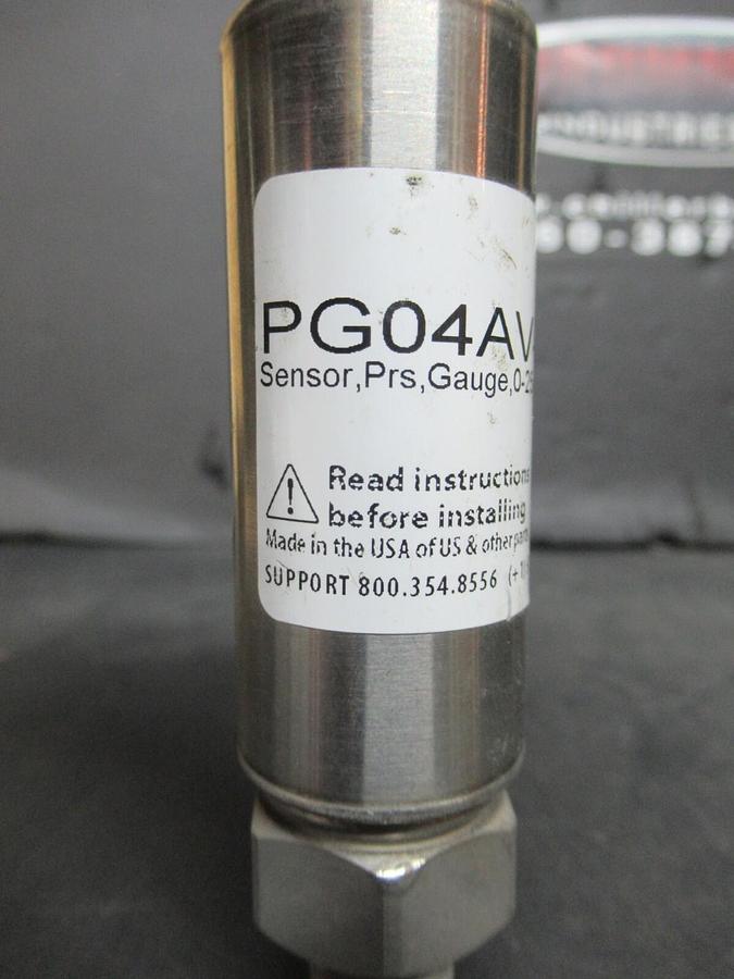 Used SCHNEIDER PRESSURE GAUGE / SENSOR PG04AV-T1 25 PSI 3-WIRE 10 VOLT **WARRANTY**