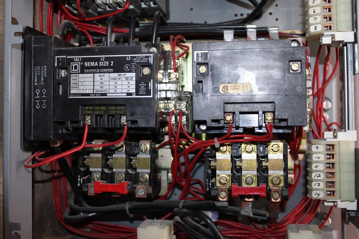 Used SQUARE D MCC STARTER BUCKET MODEL 4 24" SIZE 2 480 VAC 25 HP 8998QD428