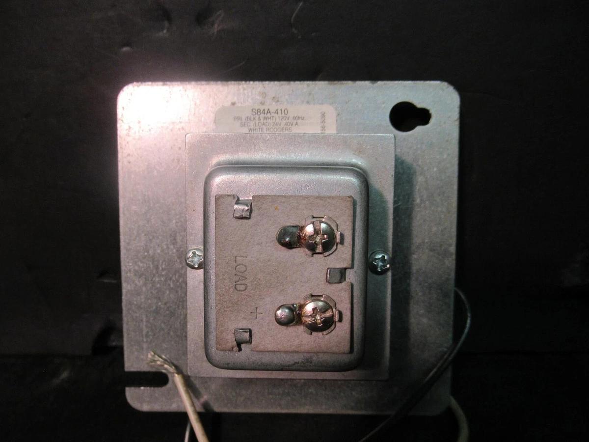 0.040 KVA (40 VA) WHITE ROGERS CONTROL TRANSFORMER S84A-410 120 V PRI 24 VAC SEC