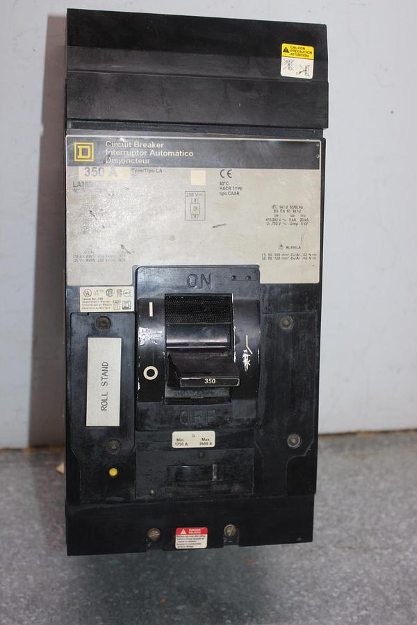 Used SIEMENS SENTRON CIRCUIT BREAKER LD63F600 500 AMP 600 VAC 3-POLE