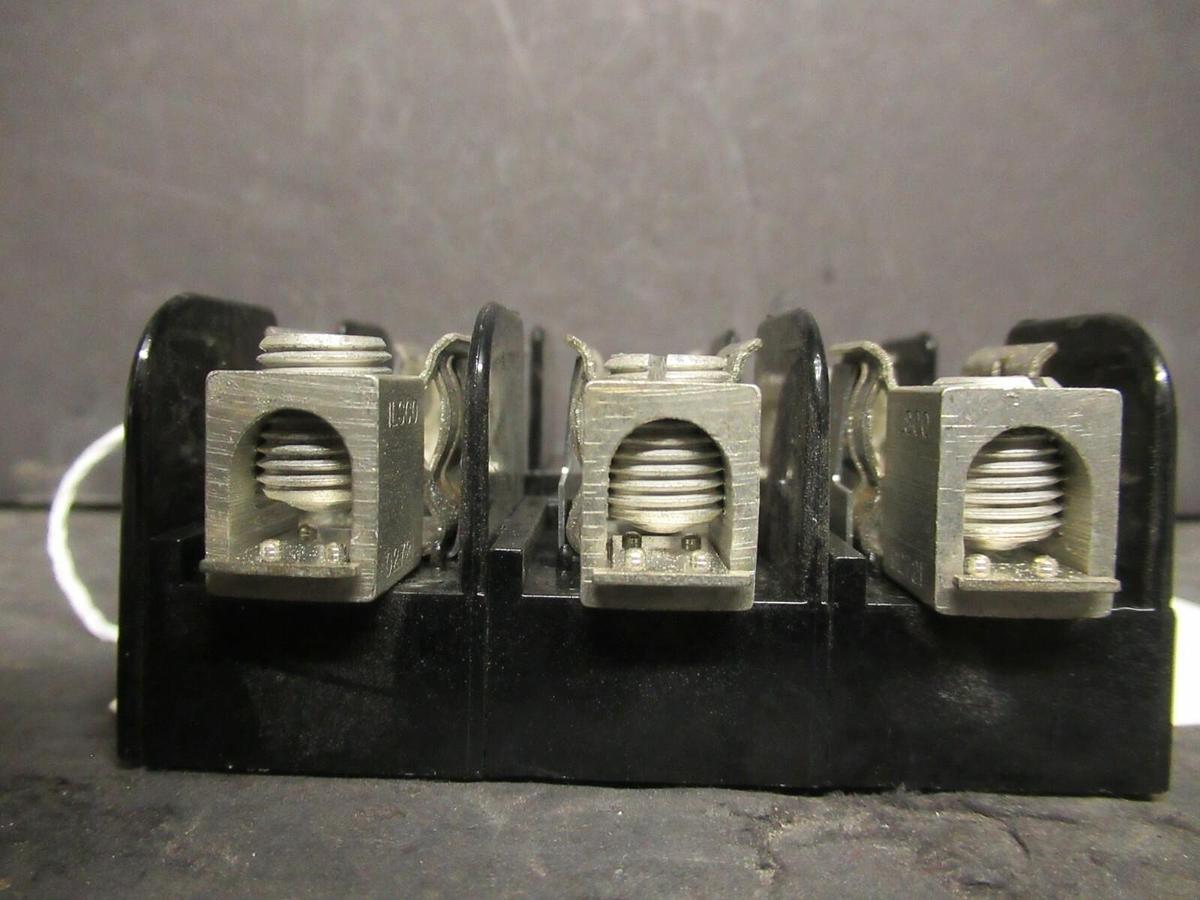 Used GOULD SHAWMUT FUSE HOLDER 20308 FOR 30 AMP 250 V CLASS H/K FUSES