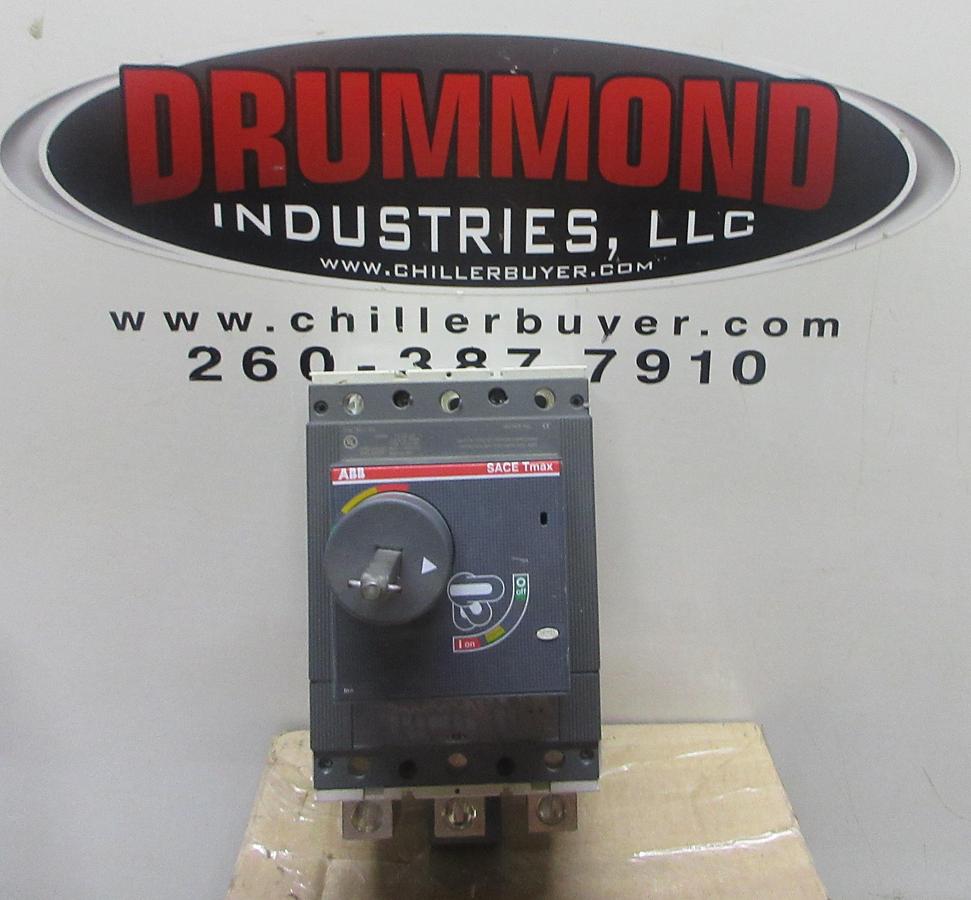 Used ABB MOLDED CASE SWITCH SACE S4 S4H-D 250 AMP 600 VAC 3-POLE
