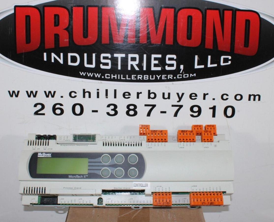 Used MCQUAY CAREL MICROTECH II CHILLER CONTROL MODULE PCO2MQ3BL0 REV. 1.511