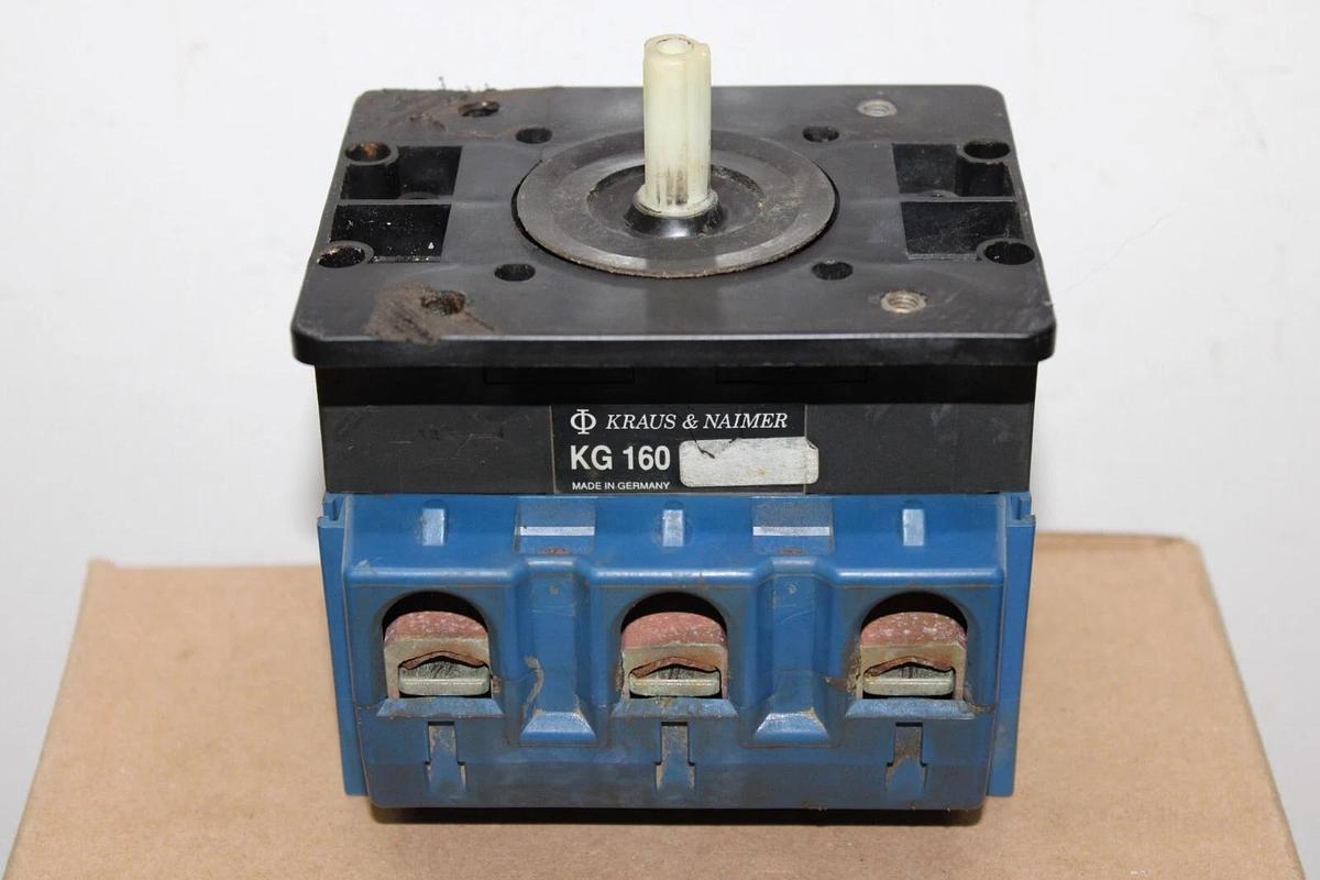Used KRAUS & NAIMER DISCONNECT SWITCH KG-160 600 VAC 200 AMP 60 HP **WARRANTY**