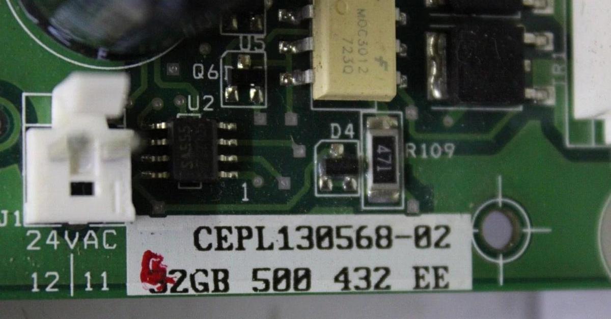 Used CARRIER AUX FAN CIRCUIT BOARD CEPL130568-02 32GB-500-432-EE CEPM430487-01C