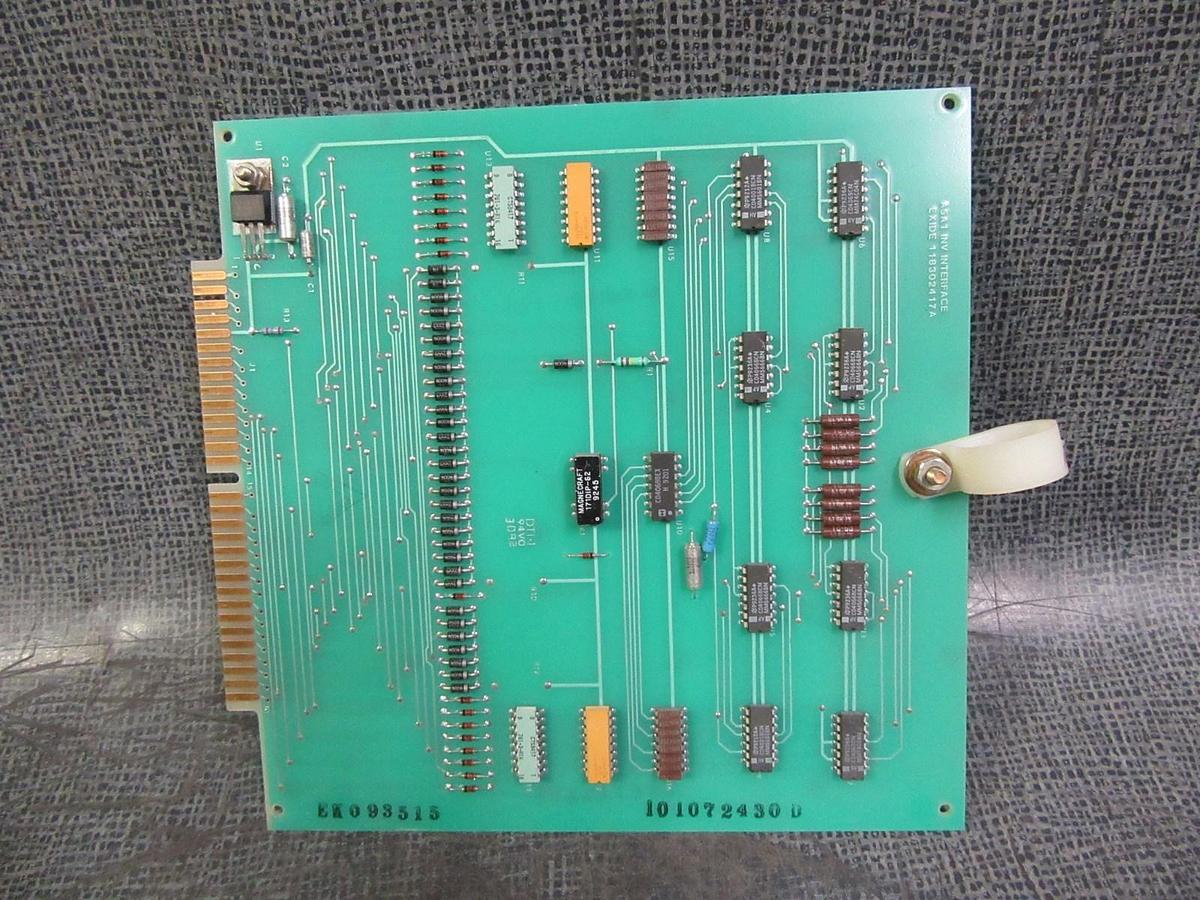 Used EXIDE INV INTERFACE CARD CIRCUIT BOARD A5A1 // 101072430 REV D //118302417 REV A