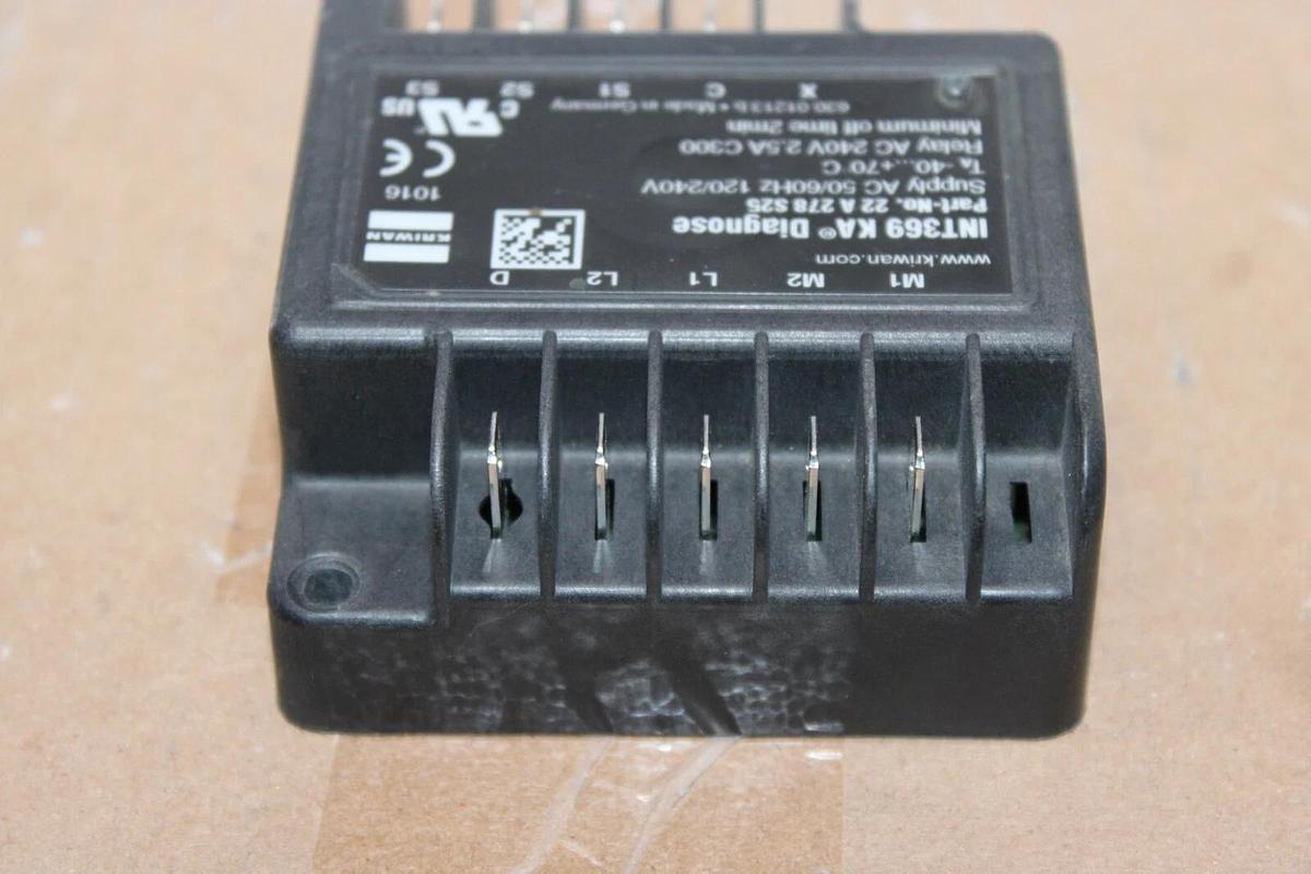 Used KRIWAN INT369 KA DIAGNOSE 22-A-278-S25 240 VOLT 2.5 AMP **WARRANTY**