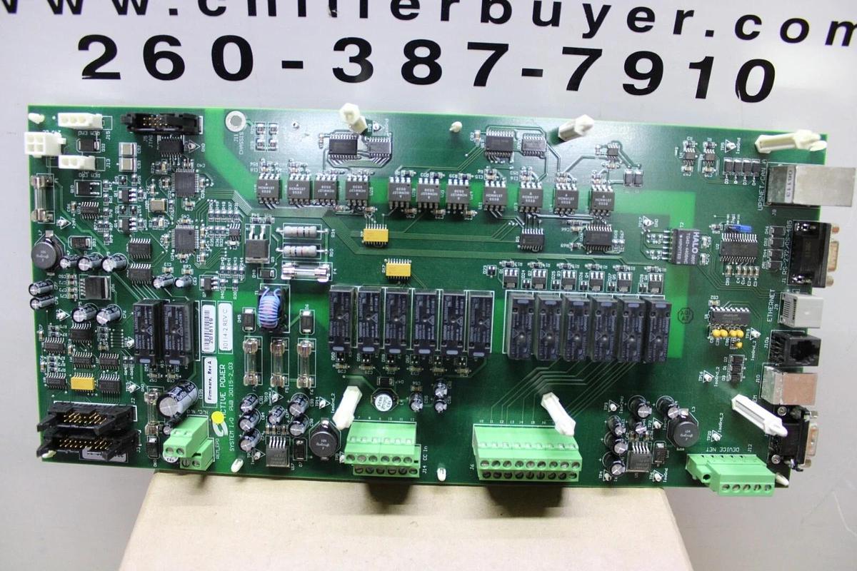 Used ACTIVE POWER SYSTEM I/O CIRCUIT BOARD 30115-2 30114-2 REV. C **WARRANTY**