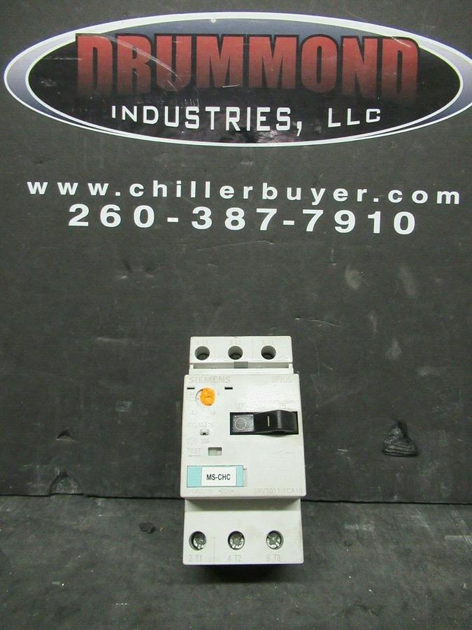 Used SIEMENS MANUAL MOTOR SPORT 3RV1011-1CA10 600 VAC 2 HP 1.8-2.5 AMP **WARRANTY**