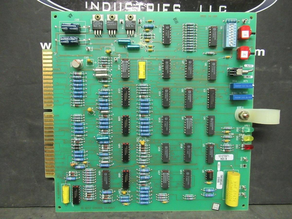 Used EXIDE EE DCVI CONTROL A13A2HT 101072971 REV B BOARD MODULE 118302764 REV A