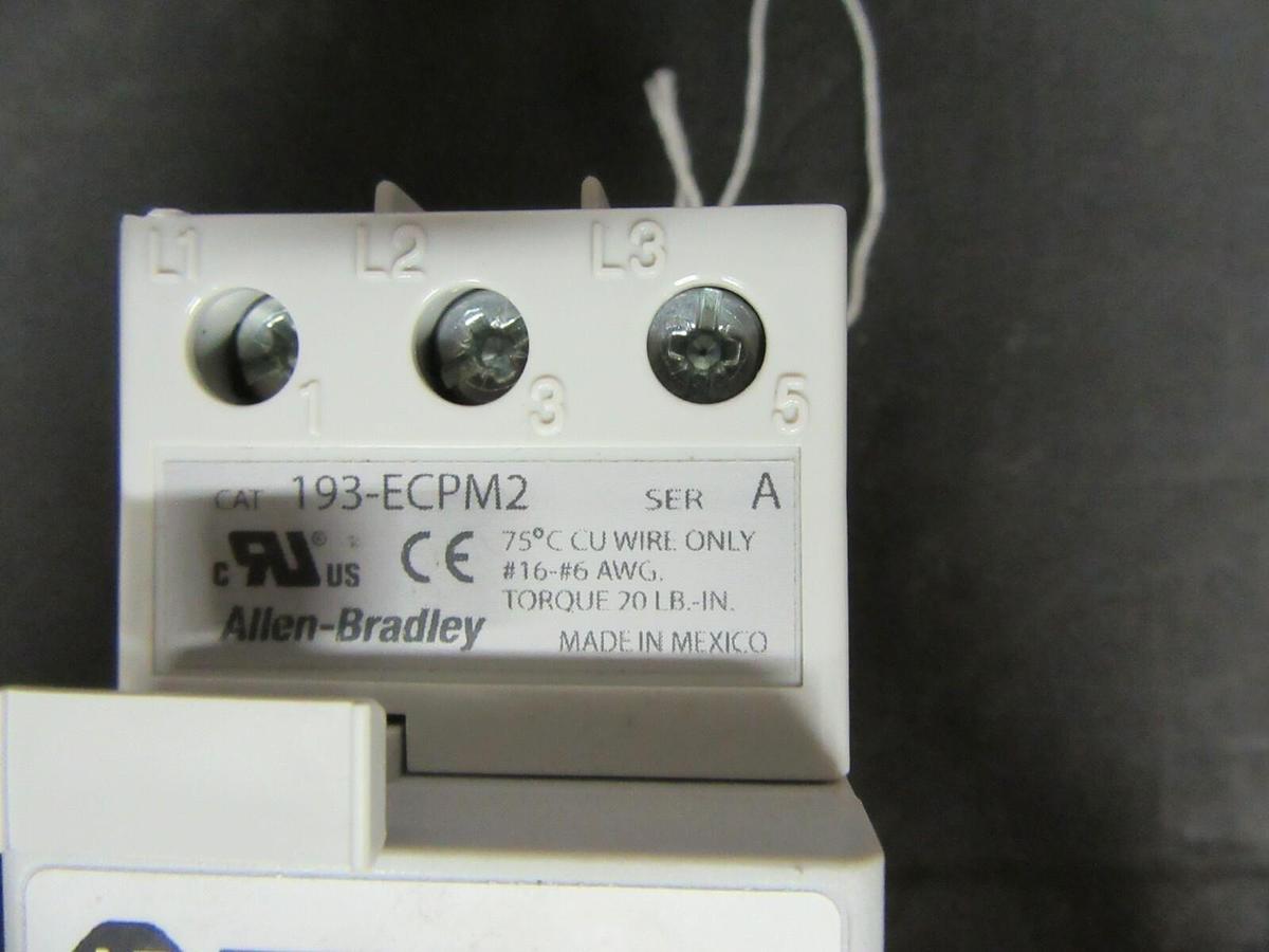 Used ALLEN BRADLEY SOLID STATE RELAY OVERLOAD 193-EC1DD SER. C 9-45 AMP **WARRANTY**