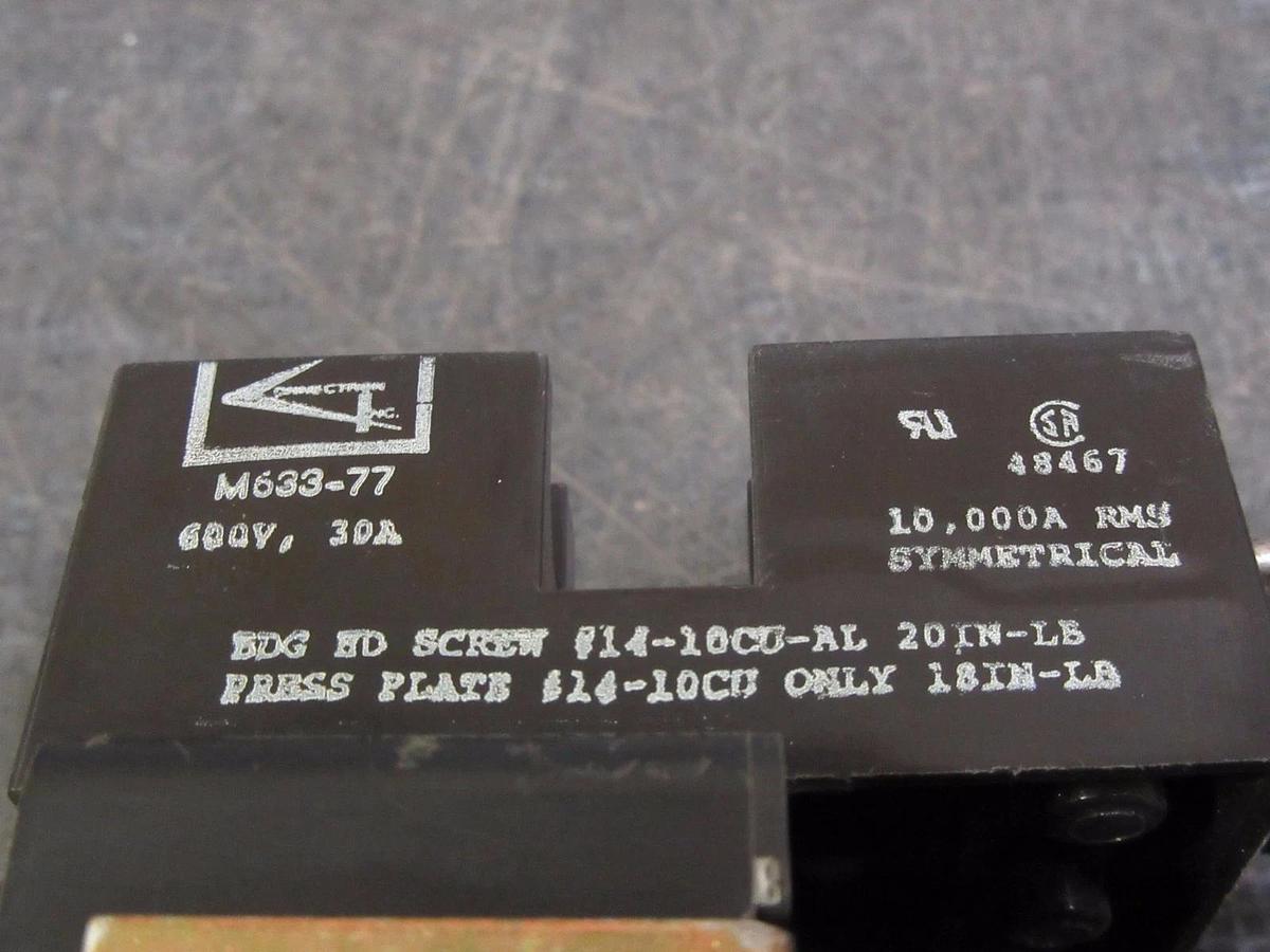 Used MAGNECRAFT FUSIBLE MERCURY RELAY 35 AMP 3 PHASE 480V MODEL: ML35AAA-001S-120A