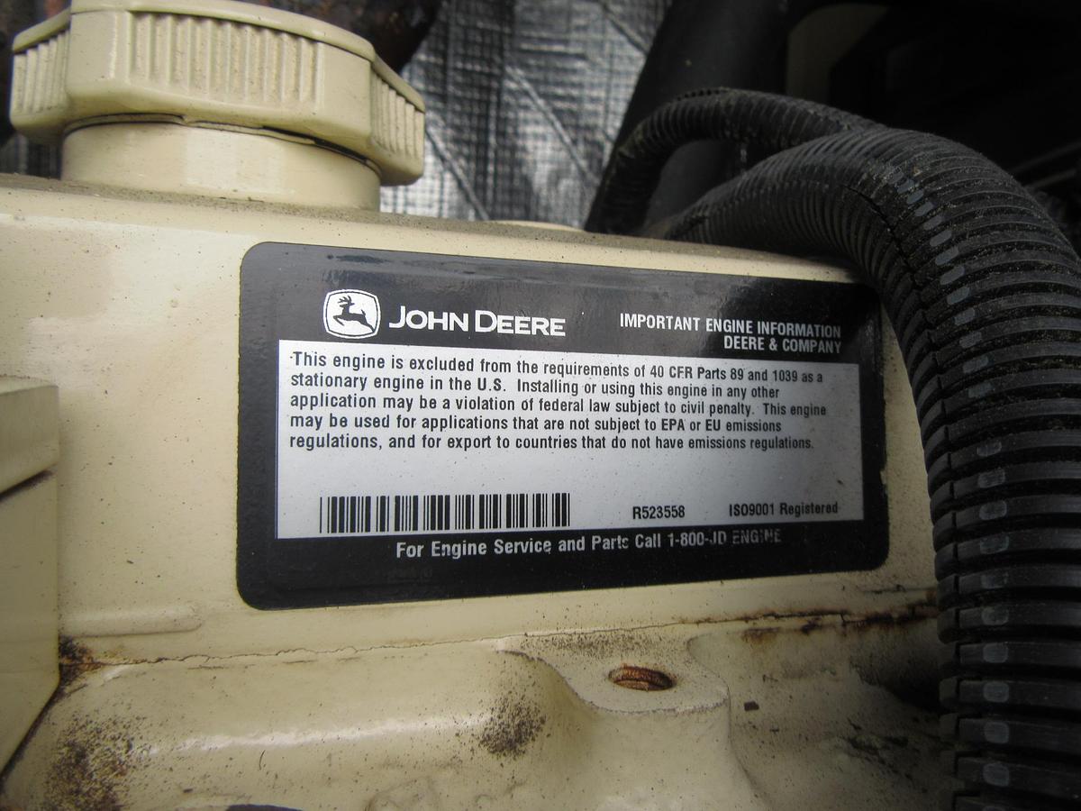 Used 50 KW DIESEL GENERATOR  KOHLER 120/240V JOHN DEERE ENCLOSED VIDEO WE SHIP 55KW