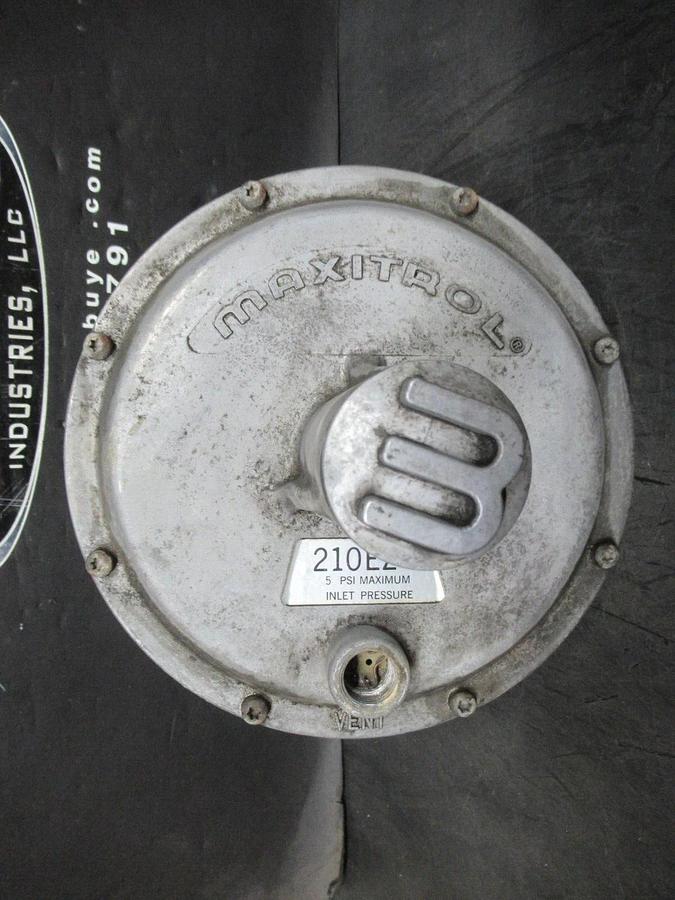 Used MAXITROL ZERO GOVERNOR AIR/GAS REGULATOR 210EZ 5 PSI **WARRANTY INCLUDED**