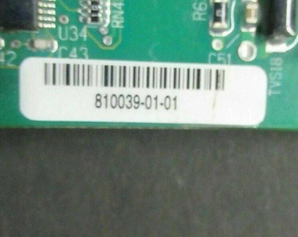 Used BENSHAW CIRCUIT BOARD 300065-01-03 SOFTWARE#: 810039-01-03