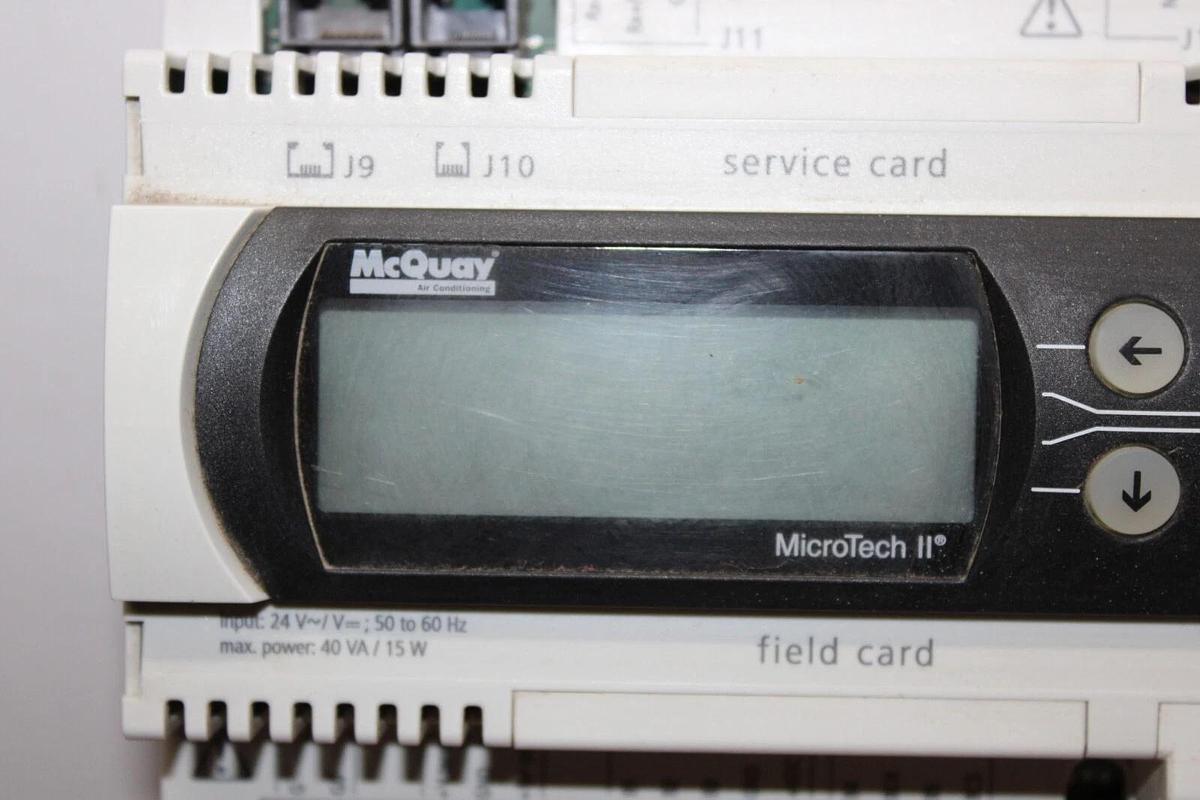 Used MCQUAY CAREL MICROTECH II CONTROL MODULE PCO3MQ2BL0 W/ ETHERNET PLUG *WARRANTY*