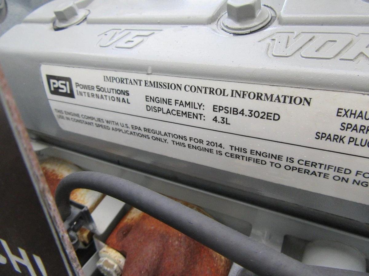 Used 30 KW GENERATOR MTU 4.3 NATURAL GAS LP PROPANE 120/240 VOLT 1PH 89 HRS 40KW 2015