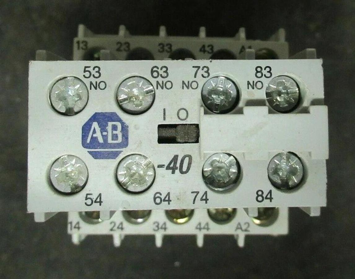 Used 16 AMP ALLEN BRADLEY RELAY 700-M400* 600 VAC 3 POLE **WARRANTY**