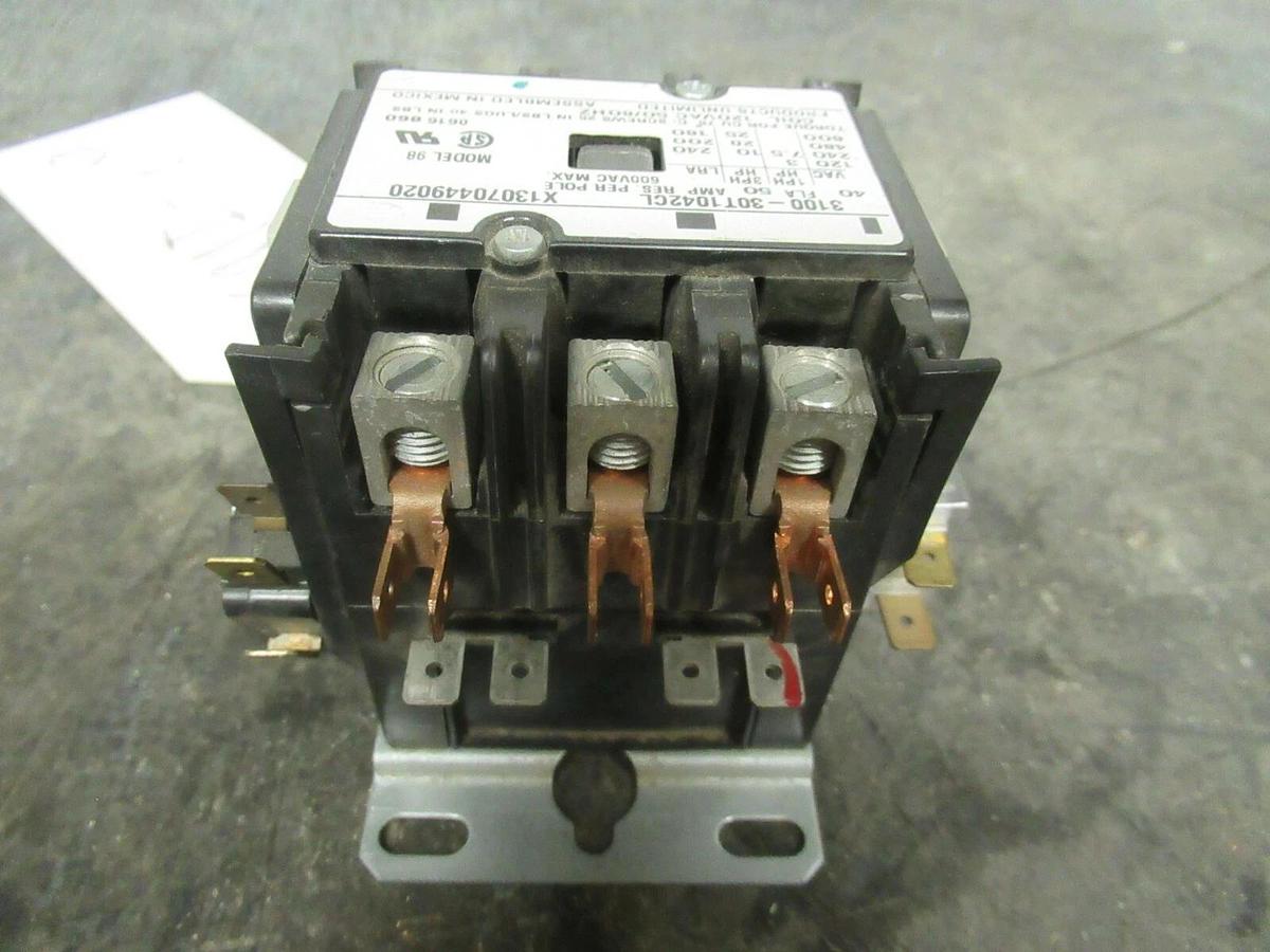 Used 40 AMP PRODUCTS UNLIMITED 3100-30T1042CL X13070449020 600 VAC 25 HP 50 AMP/RES