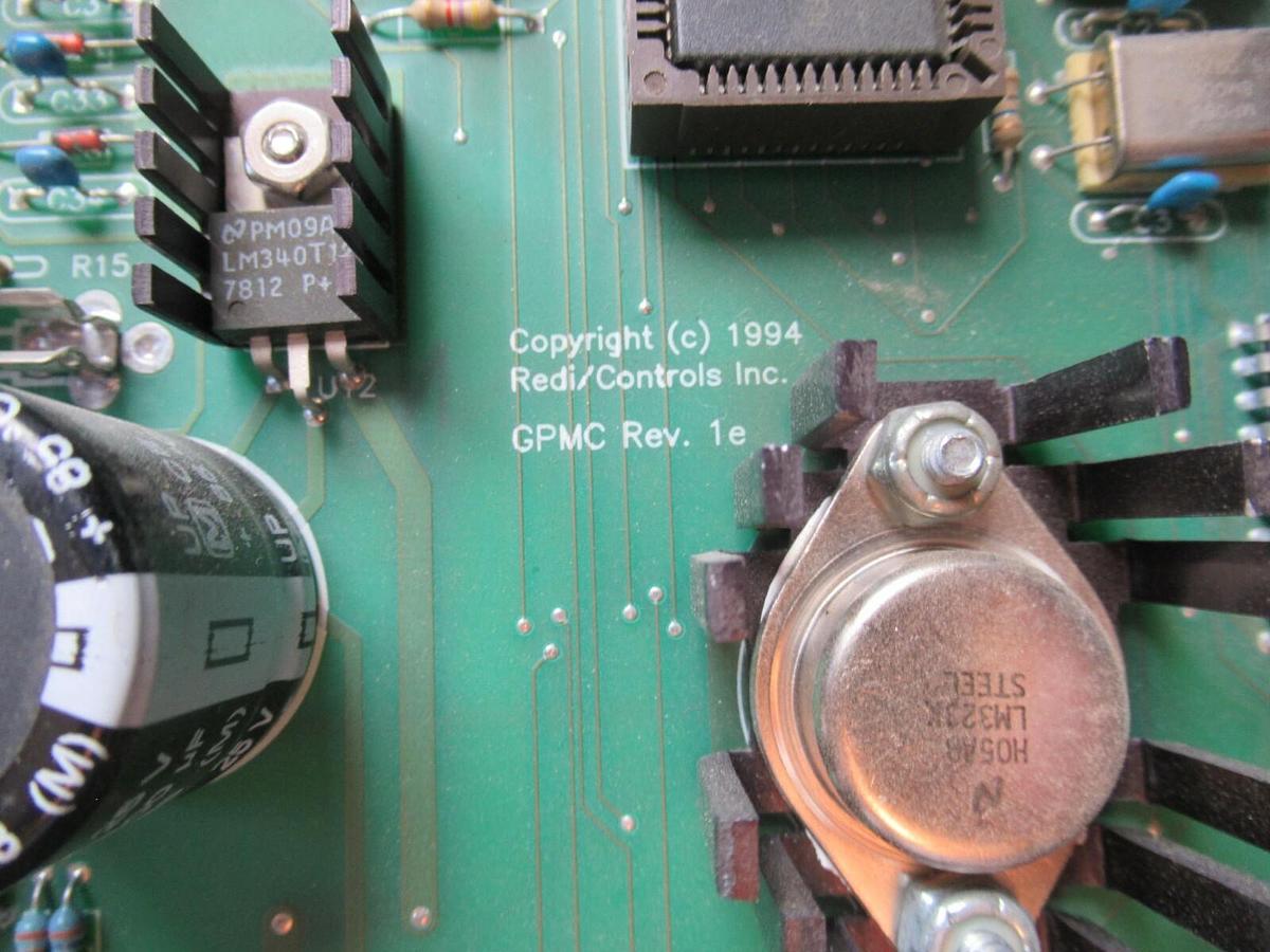 Used REDI CONTROLS PURGE CIRCUIT BOARD GPMC REV 1E **WARRANTY INCLUDED**