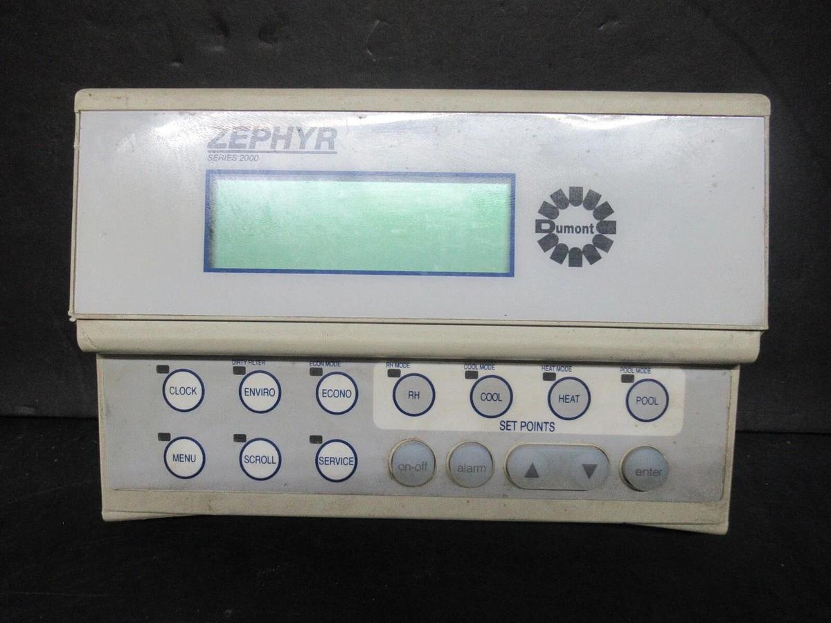Used ZEPHYR DUMONT DISPLAY SERIES 2000 **WARRANTY INCLUDED**