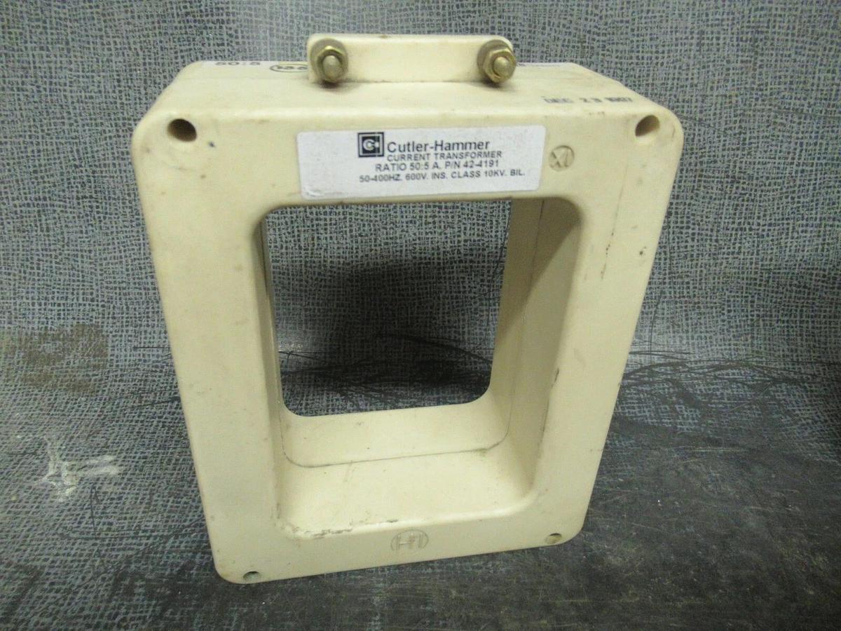 Used INSTRUMENT TRANSFORMERS CURRENT TRANSFORMER 563-500 RATIO: 50:5