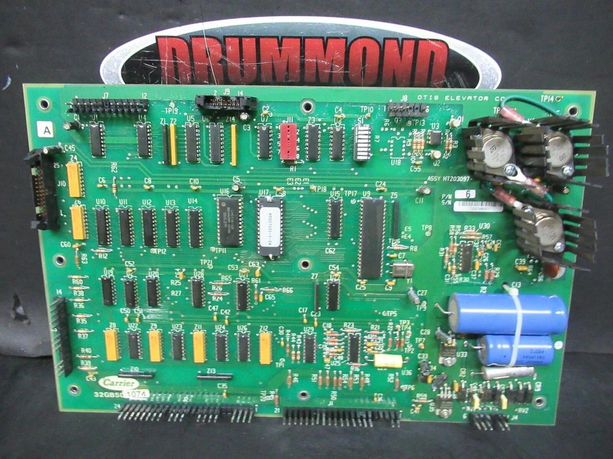 Used CARRIER CHILLER MICROPROCESSOR CIRCUIT BOARD 32GB501074 ASSY: HT2003097-6