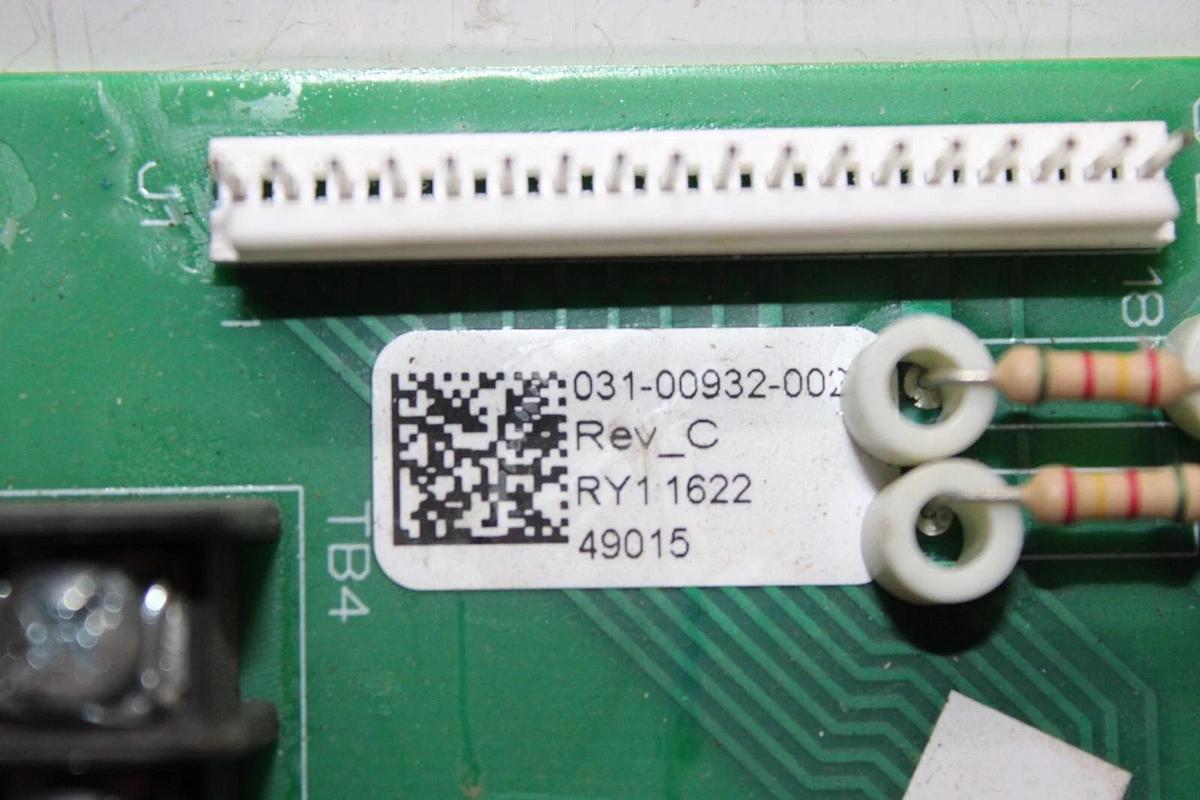 Used YORK HVAC RELAY CONTROL CIRCUIT BOARD 031-00932-002 REV. C *WARRANTY INCLUDED*