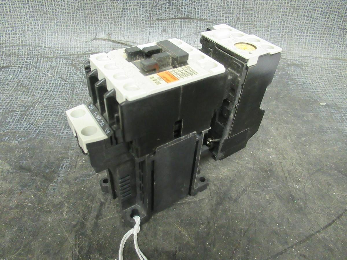 Used 13 AMP FUJI STARTER SC-0/G SC13AG 600 VAC COIL: 24 VDC W/ TR-0N/3 TR13D OVERLOAD