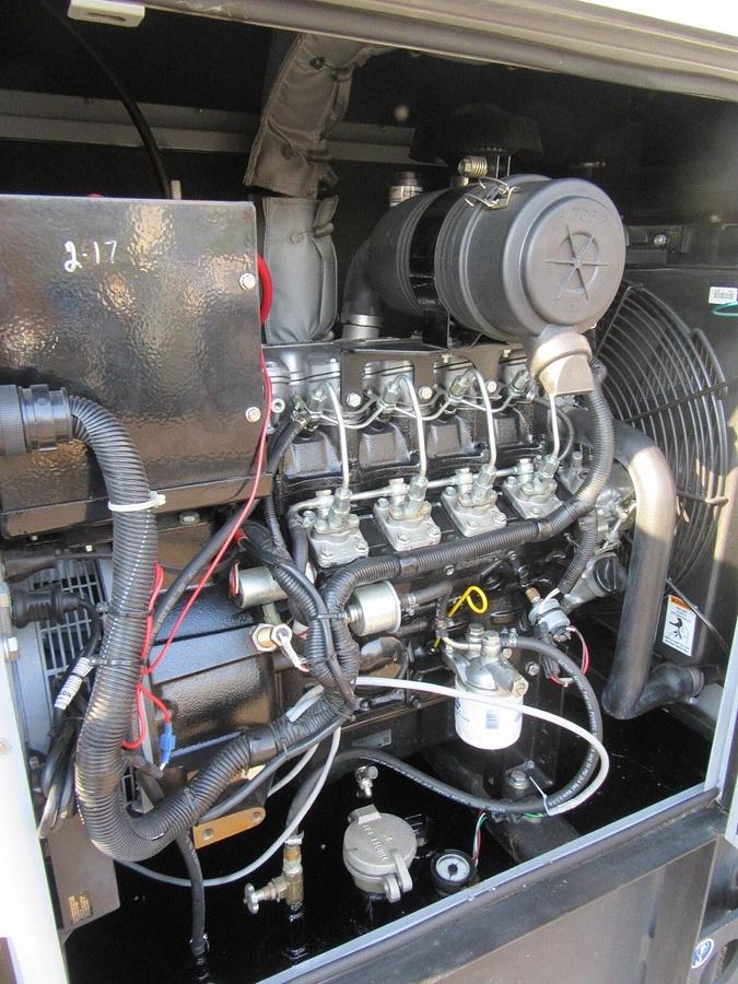 Used 20 KW DIESEL GENERATOR ISUZU MTU 2017 253 HRS 120/240 VOLT 1 PH SOUND ENCLOSED