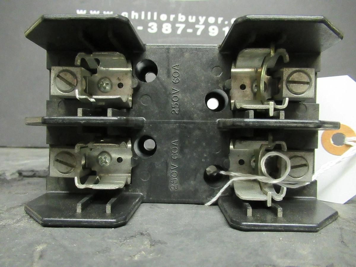 Used LITTELFUSE FUSE HOLDER LR25060-2CR FOR 60 AMP 250 V FUSES **WARRANTY**