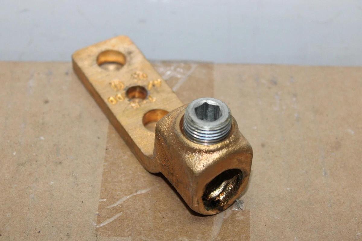 Used T&B COPPER TERMINAL LUG 4/0-300 MCM WIRE **WARRANTY INCLUDED**