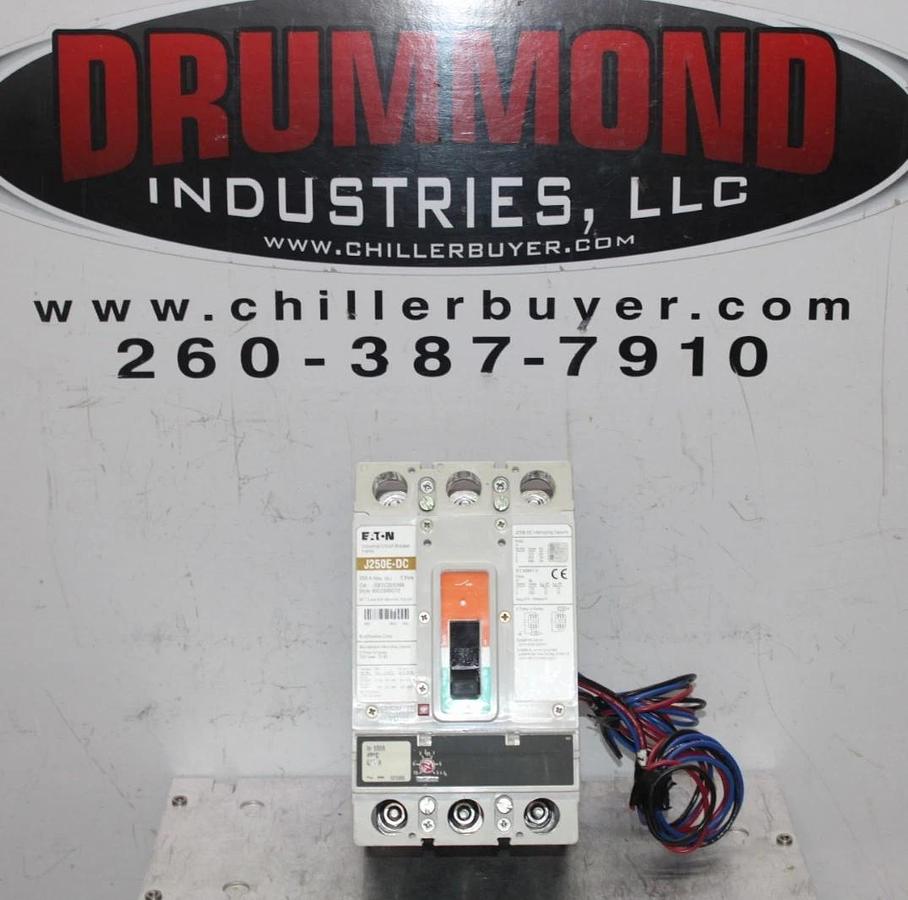 Used EATON DC CIRCUIT BREAKER JGEDC3250NN 250 AMP 3-POLE 600 VDC **WARRANTY**