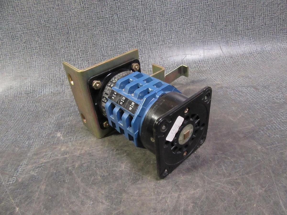 Used KRAUS / NAIMER DRUM SWITCH AND BRACKET 5HP 3PH 10A A11 C21287 **WARRANTY**