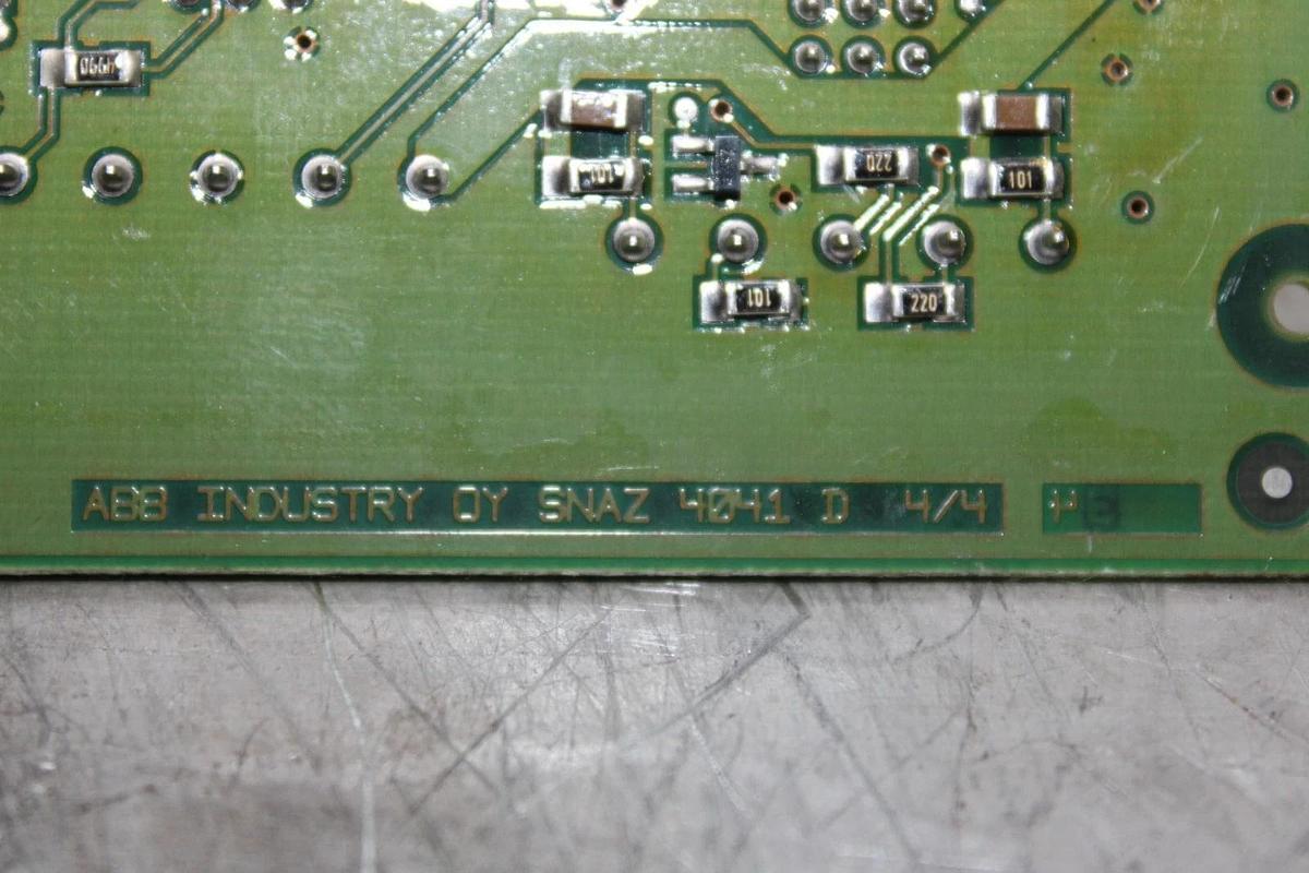 Used ABB DRIVE CONTROL CIRCUIT BOARD SNAT4041 REV. A SNAZ-4041-D-4/4 *WARRANTY*