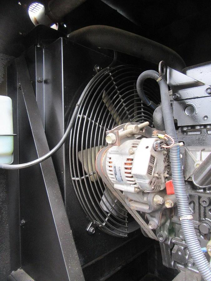 Used 50 KW DIESEL GENERATOR ISUZU 4BG1T 120/240 V SINGLE PH RE-CONNECTABLE ENCLOSED