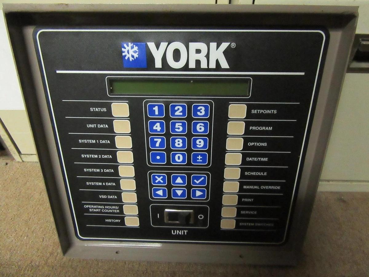 Used YORK CONTROL PANEL FOR 15K AIR COOLED CHILLER 024-34980-000