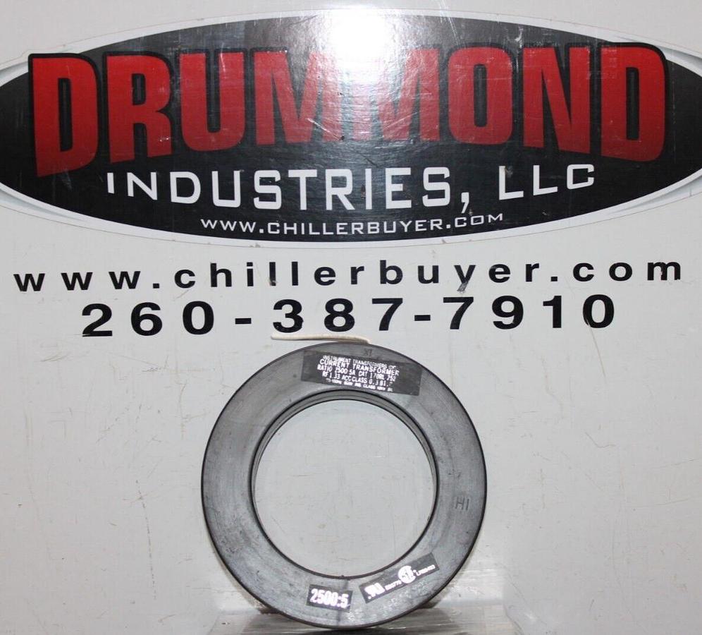 Used INSTRUMENT TRANSFORMERS CURRENT TRANSFORMER 170-RL-252 2500:5 50-400HZ 600V