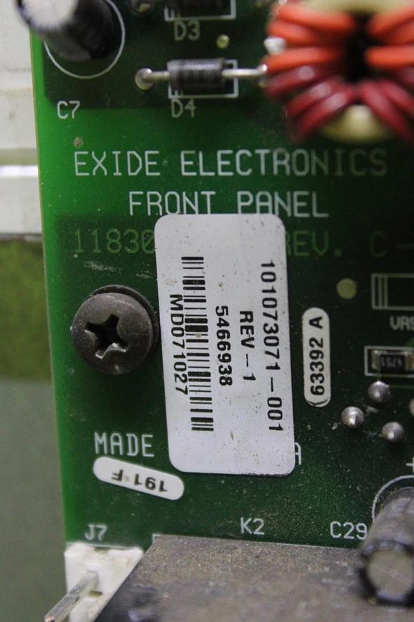 Used IPM CONTROL PANEL AND DISPLAY BALANCED POWER 160 480 VAC 240 AMP W/ 101073071