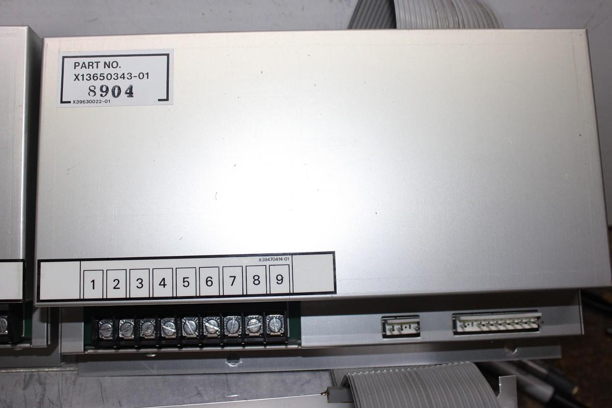 Used TRANE CHILLER CONTROL MODULE X13650345-06 W/ X13650344-02 & X13650343-01