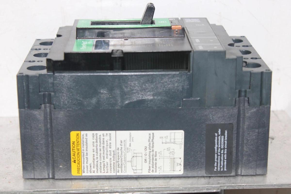 Used SQUARE D POWERPACT CIRCUIT BREAKER HDL36100 3-POLE 100 AMP 600 VAC *WARRANTY*