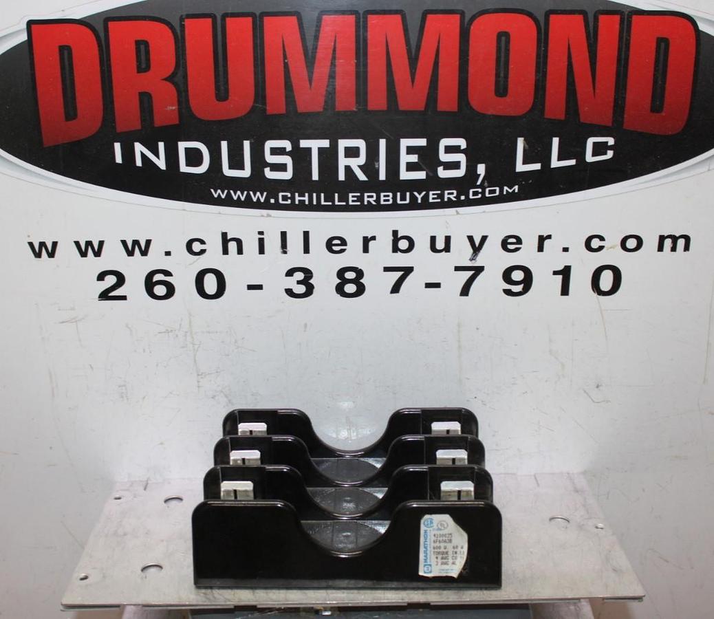 Used MARATHON FUSE HOLDER 4100035 6F60A3B 3-POLE 600V 60A **WARRANTY**