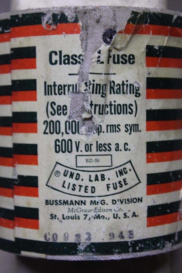 Used SQUARE D BUSSMAN MEDIUM VOLTAGE FUSES 55GDMSJD100E 100 AMP 5.5 KV